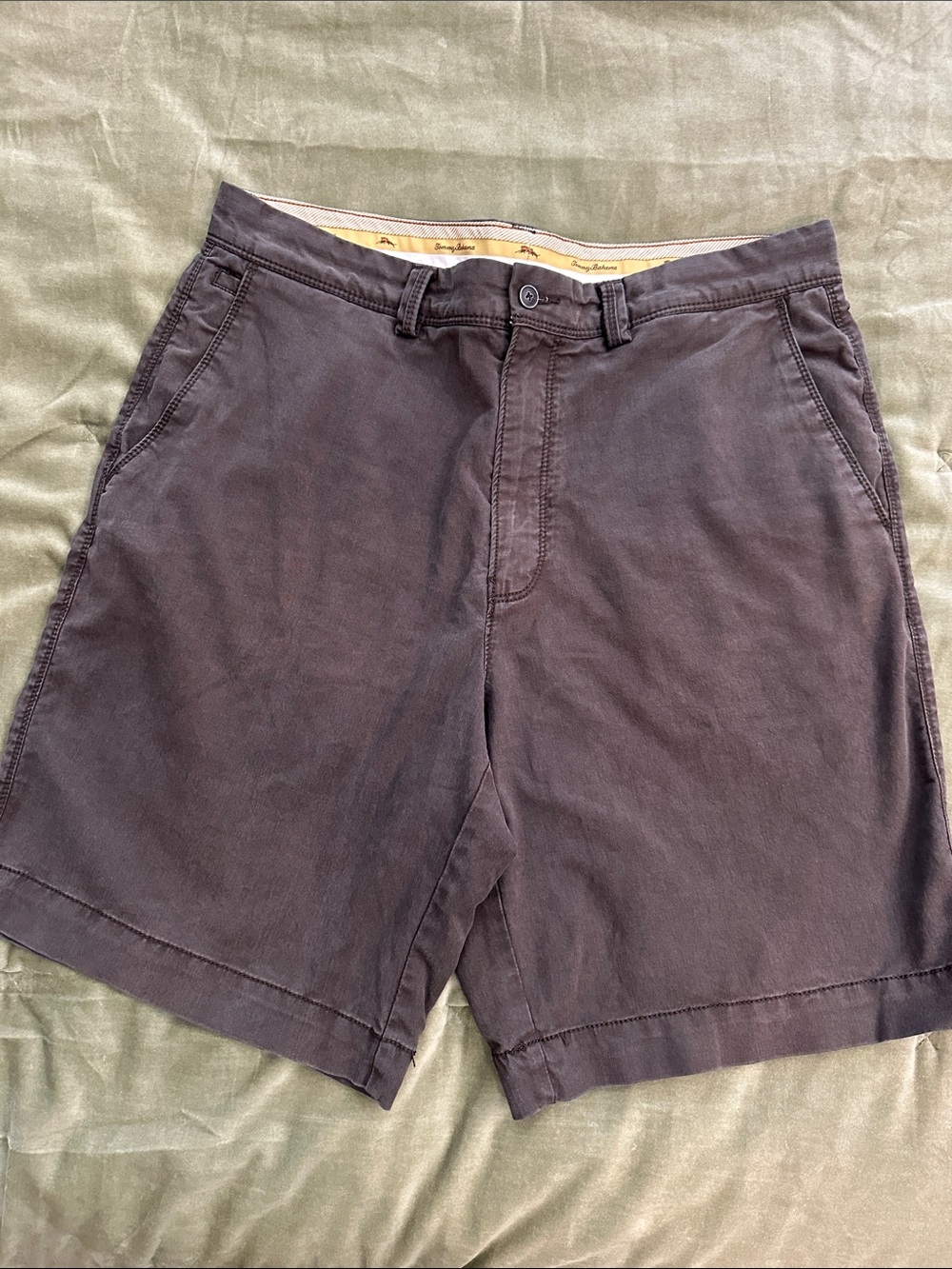 Tommy Bahama Brown Flat-Front Men's Shorts